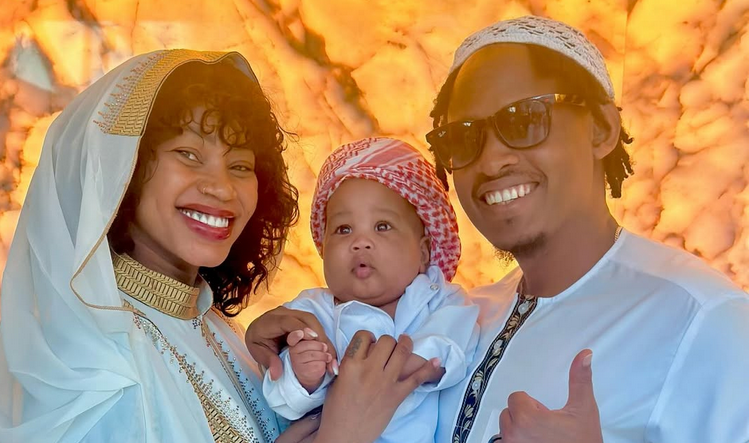 Sheebah Karungi with her son