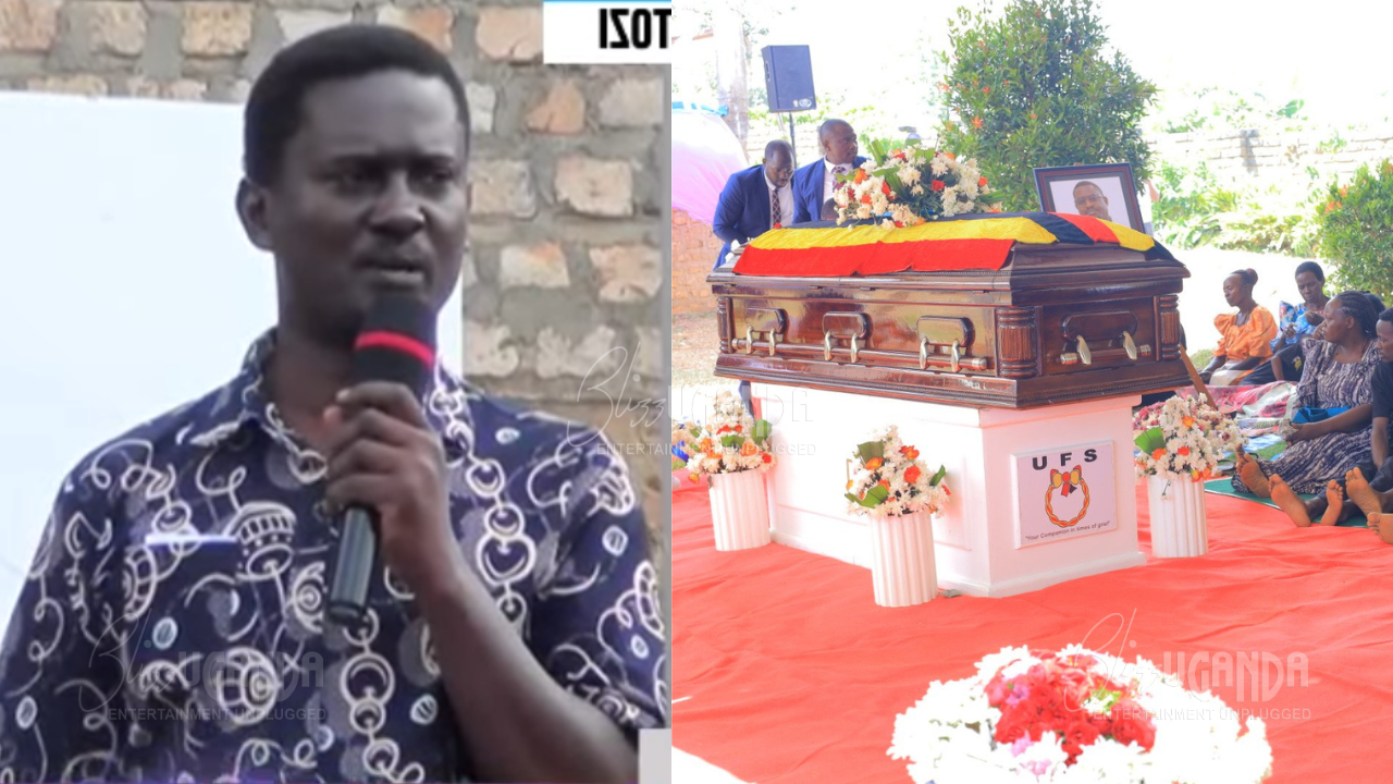 Dr. Jim Spire Ssentongo Pays Tribute to Late Brother Dr. John Spire Kiggundu During Burial