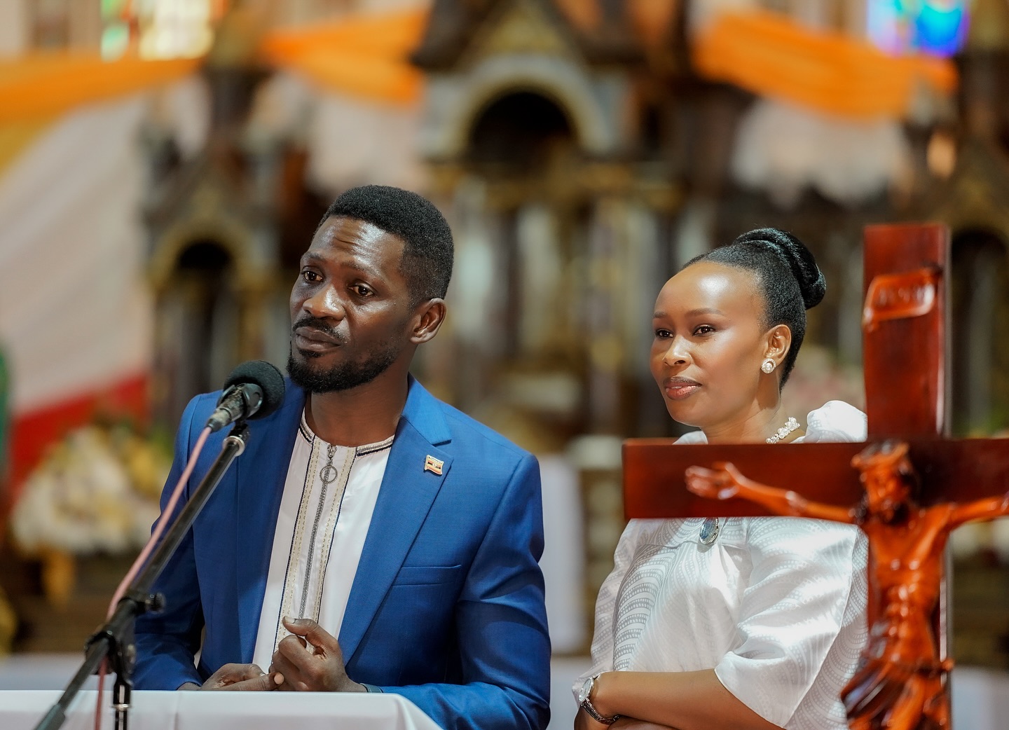 Bobi Wine and Barbie Kyagulanyi