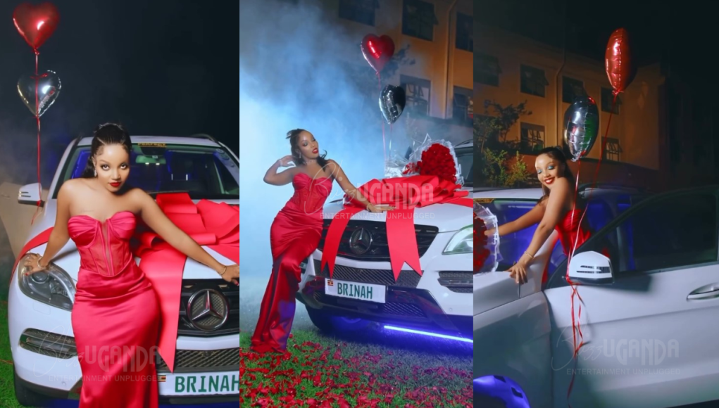 Brinah Slimbae Flaunts Birthday Gift – A Sleek Mercedes Benz!