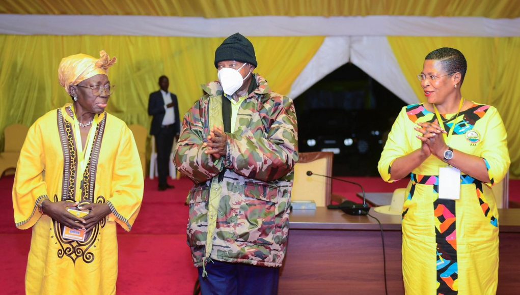 Anita Among Crushes Rebecca Kadaga in NRM CEC Elections and Takes the Big Seat