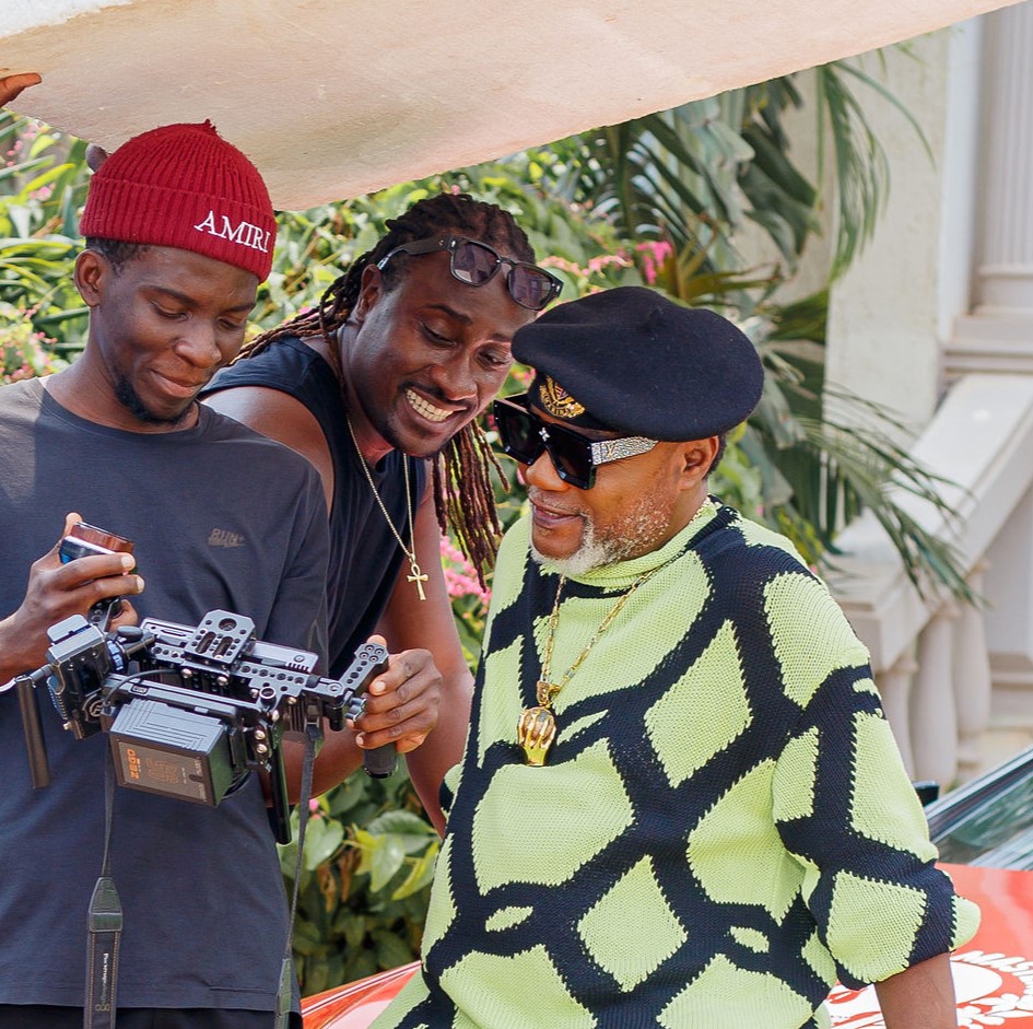 Sasha Vybz shoots for Koffi Olamide
