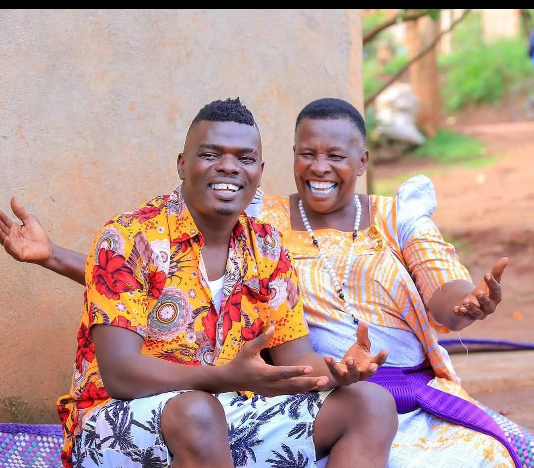 Ssuuna Ben with his Late Mother