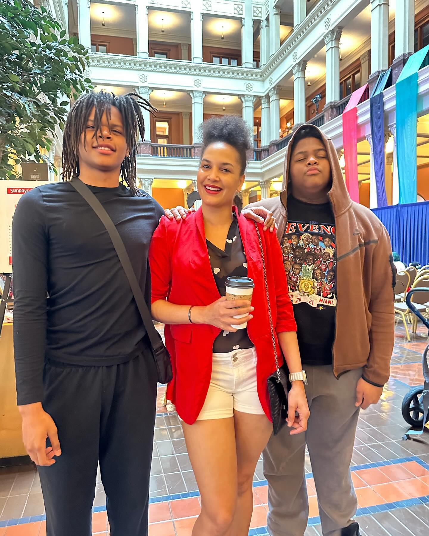 Daniela with her sons