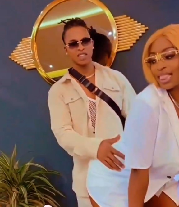 Winnie Nwagi Boyfriend Lord Sanie Ignores Her in Public