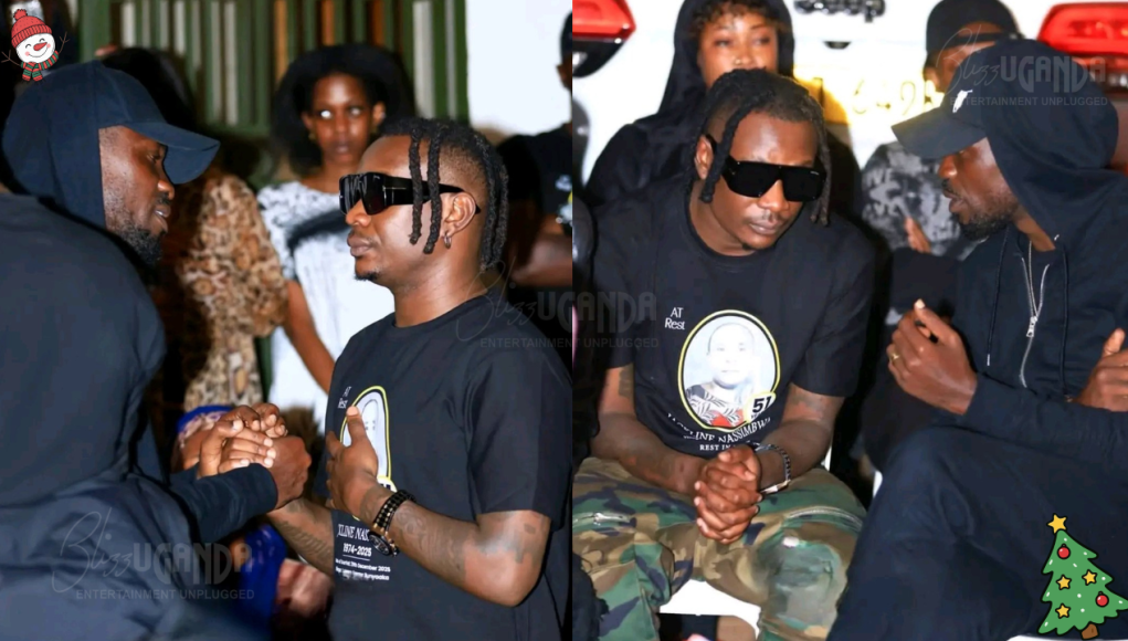 Bobi Wine Comforts Fik Fameica After Mother Death