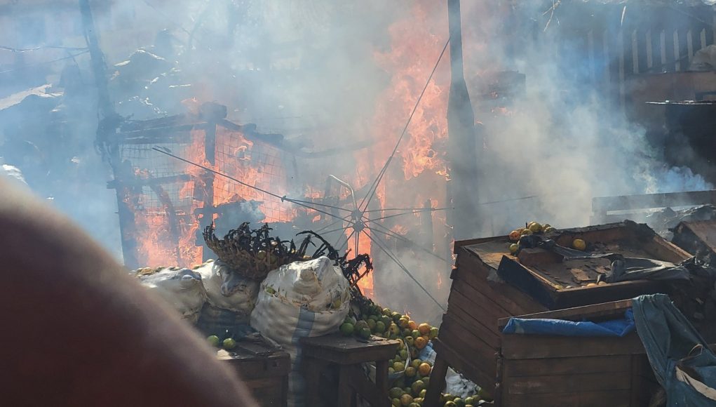 Fire Breakouts Through a Section of Nakasero Market, Traders Lose Millions of Produce