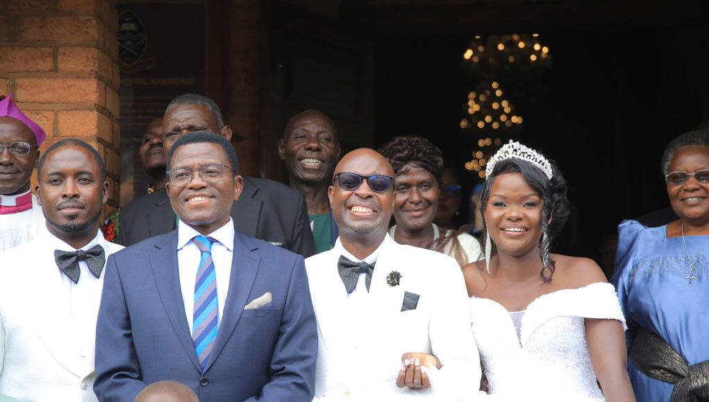 Dr. Sam Kazibwe Weds Sonia Babirye in Glamorous Namirembe Cathedral Ceremony