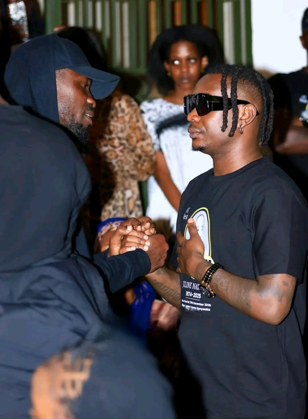 Bobi Wine Comforts Fik Fameica After Mother Death