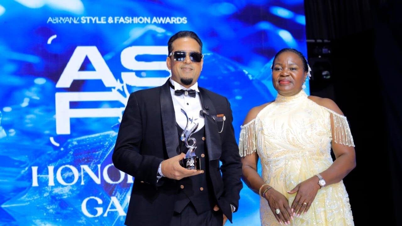 Aly Allibhai with Hon. Ruth Nankabirwa Ssentamu