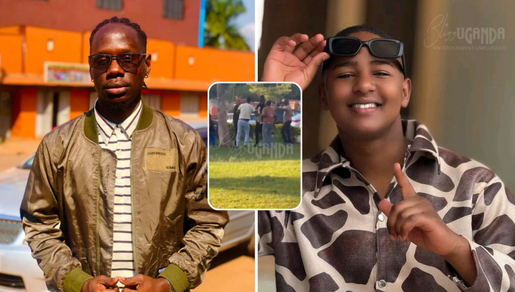 YouTuber Shalom Kaweesi Beats Up Singer Derrick Biswanka