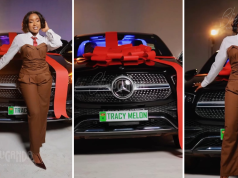 Tracy Melon’s Irrigator Reportedly Gifts Her With a Brand New Benz Worth 400Million Tracy Melon New Car