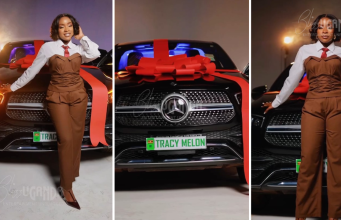 Tracy Melon’s Irrigator Reportedly Gifts Her With a Brand New Benz Worth 400Million Tracy Melon New Car