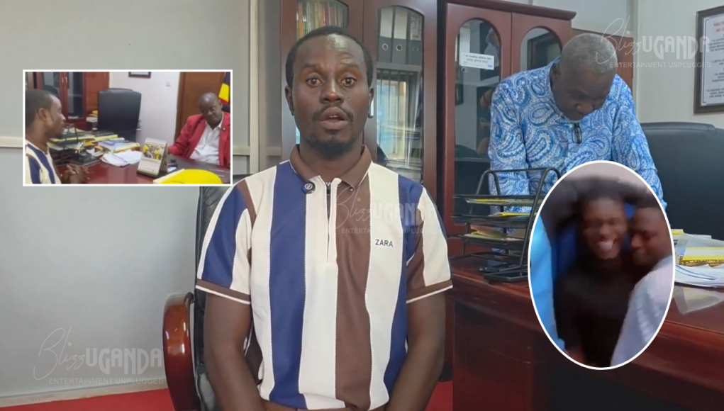 WATCH: Minister Balaam Squeezes TikToker Ken Mukalakasa Until He Apologizes Over Viral Videos WATCH: Minister Balaam Squeezes TikToker Ken Mukalakasa Until He Apologizes Over Viral Videos