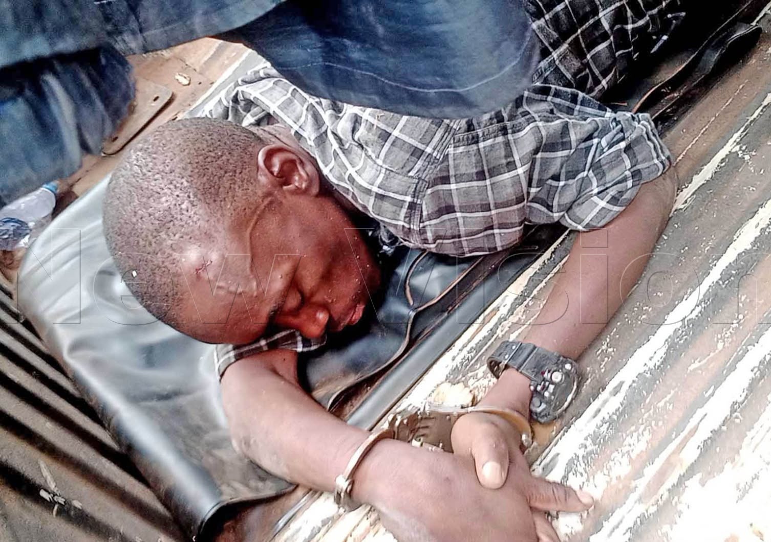 the suspect arrested