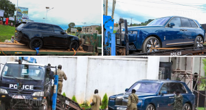Police Seize Anita Among’s Luxury Cars Including Rolls-Royce During Home Raid in Kigo Police Seize Anita Among’s Luxury Cars Including Rolls-Royce During Home Raid in Kigo