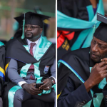 Brig Gen Rwashande Graduates from Nkumba University