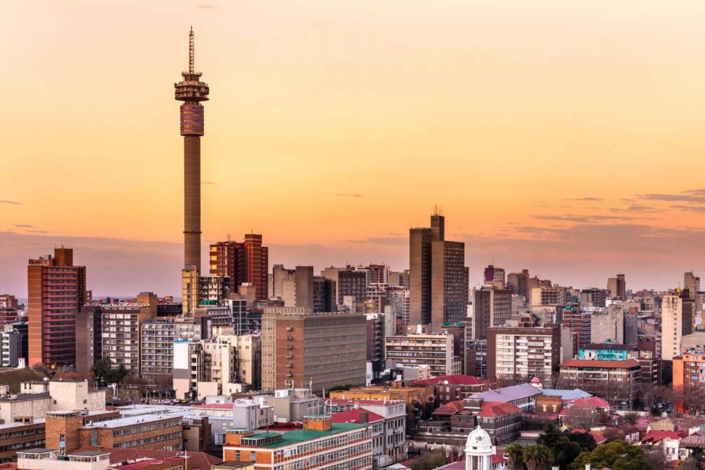 Johannesburg leads the list of Largest Cities in South Africa
