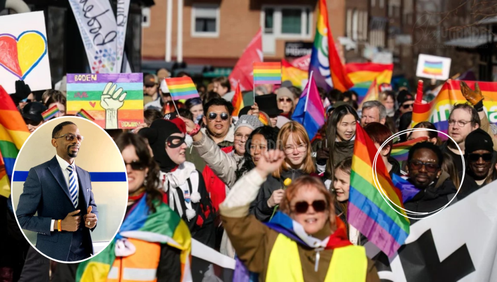 Former Rubaga North Aspirant Humphrey Mutebi Appears In Sweden Pride Parade Coverage