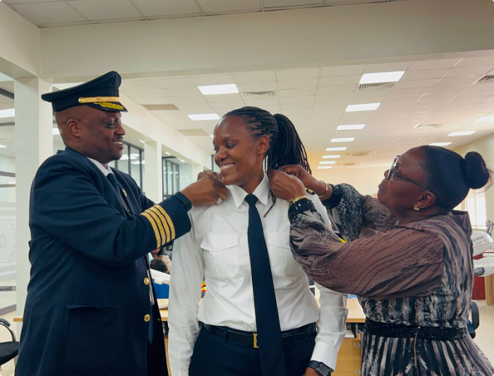 Captain Rita Nasirumbi, Uganda Airlines,
